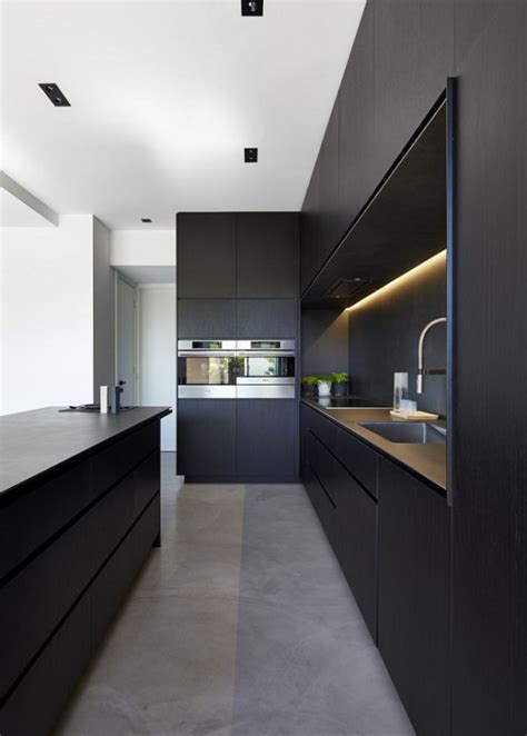 22 Bold Black Kitchen Design Inspirations Godfather Style