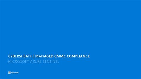 Cybersheath Managed Cmmc Compliance Integrates With Microsoft Azure