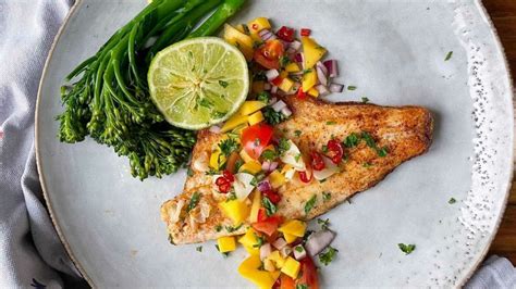Sea Bass With Mango Salsa Insta Cooked