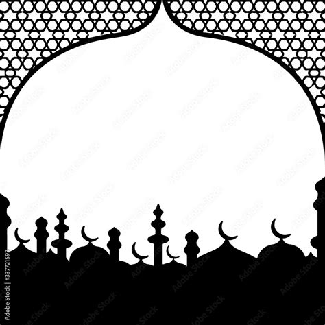 Mosque Shadow Png Transparent Mosque Shadow Islamic Border Frame Png