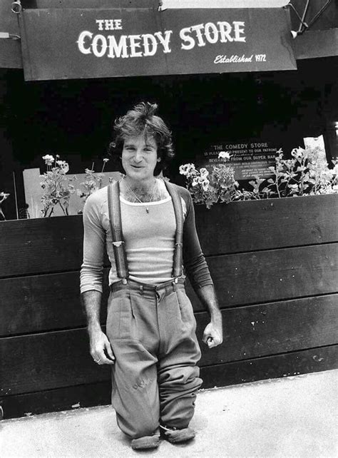 Our writers come from a wide variety of backgrounds. A young Robin Williams clowning around outside The Comedy ...