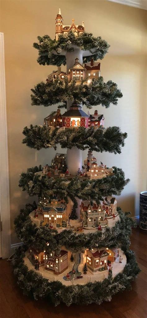 30 DIY Christmas Decorations Ideas For Church  Diy christmas village