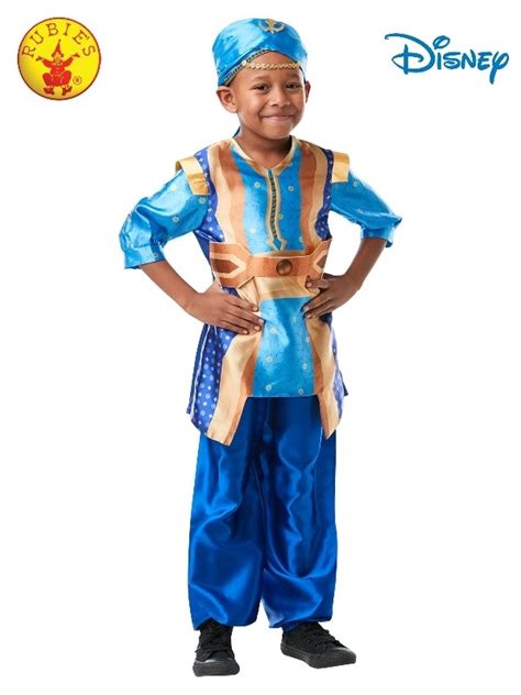 Boys Fancy Dress Specialty Kids Disney Aladdin Costume Genie Arabian