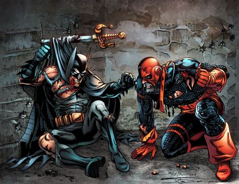 Batman Vs Deathstroke By Jeremy Clark Deathstroke