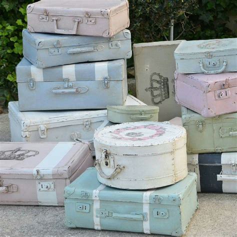 Pin By Kay Waldron On Suitcases Suitcase Decor Shabby Chic Decor Diy