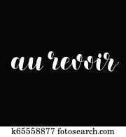 AU REVOIR! Stock Image | k16257162 | Fotosearch