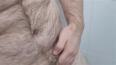 Ftm Guy Wanking Big Clit And Fingering Pussy In Shower Makes Himself Cum With Visibly Throbbing