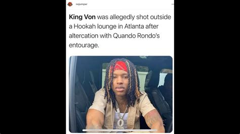 King Von Shot Dead At 26 In Atlanta Youtube