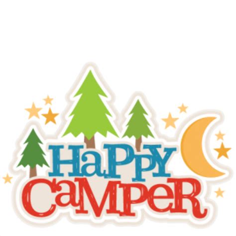 Download High Quality Camping Clip Art Happy Camper Transparent Png