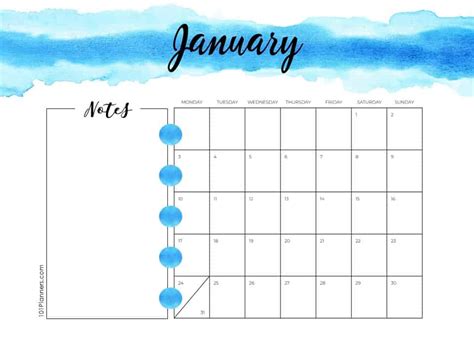 Free Printable January 2023 Calendar Customize Online