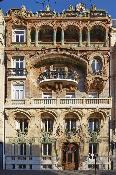 Art Nouveau Building In Paris Architecture