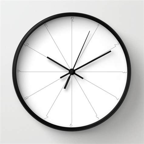 Minimalist Wall Clock Simple Clock Classic Wall Clock Black Etsy