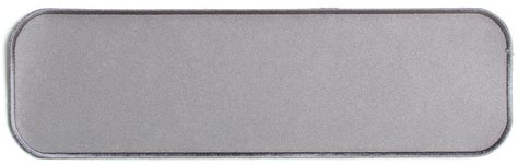 Gray 10 Inch Straight Blank Patch Blank Patches Thecheapplace