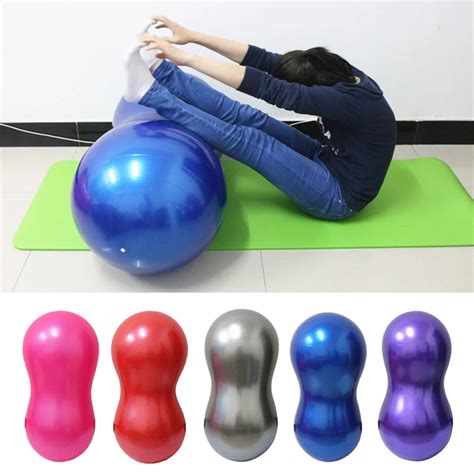 Sports Peanut Yoga Balls Bola Pilates Gym Balance Fitness Ball Exercise Pilates Workout Massage