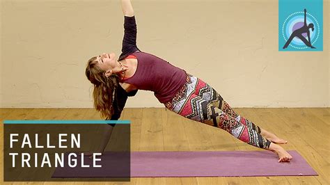 Falling Triangle Yoga Pose Tutorial Youtube