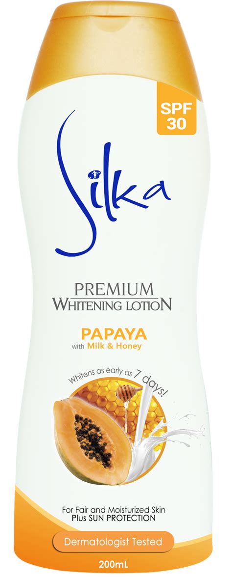 Yes Skin With Silka Premium Whitening Papaya Lotion With Spf 30