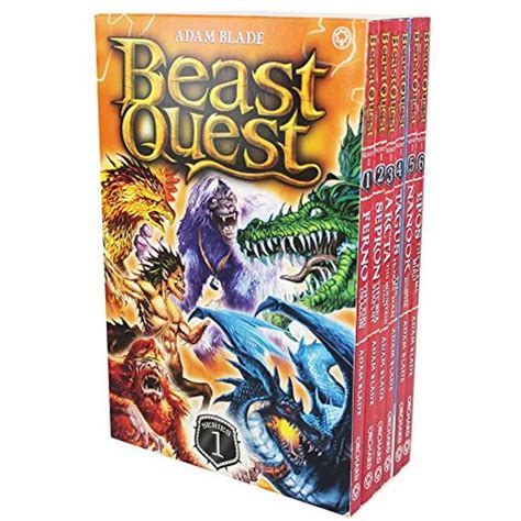 Beast Quest Series 1 Collection 6 Books Rrp £2994 1 Ferno The Fire