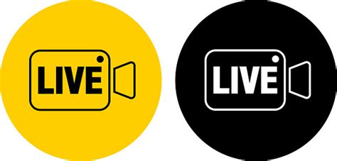 About 1,316 icons in 0.009 seconds. Live Video Stream Icon Stock Illustration - Download Image ...