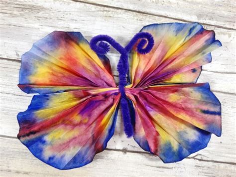How To Make Coffee Filter Butterflies Organized Island
