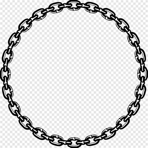 Chain Circle Frame Bracelet Technic Png Pngegg