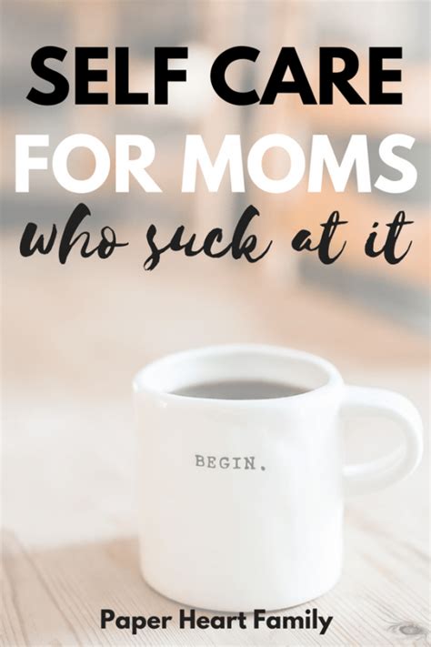 Self Care For Moms Who Totally Suck At It