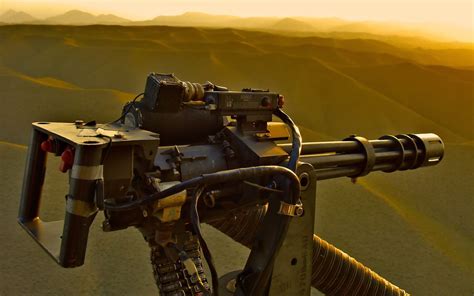 M134 Minigun Weapons Pinterest