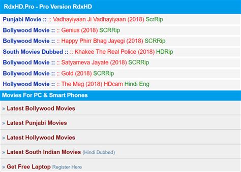 Here are the top 15 best movie sites based on popularity as derived from our ebizmba rank which is a continually updated average of each website's alexa global traffic rank, and u.s. Top 10 Websites to Download New Hollywood Movies in Hindi