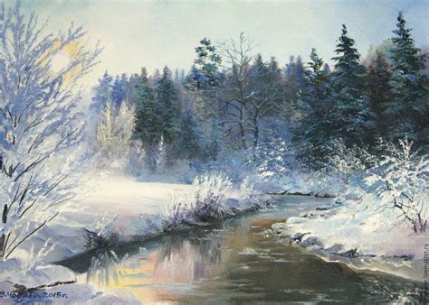 Winter Landscape Oil Painting At Explore