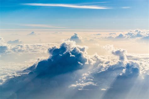 The Aerial View Of Clouds In The Stratosphere In Goa Clouds In The
