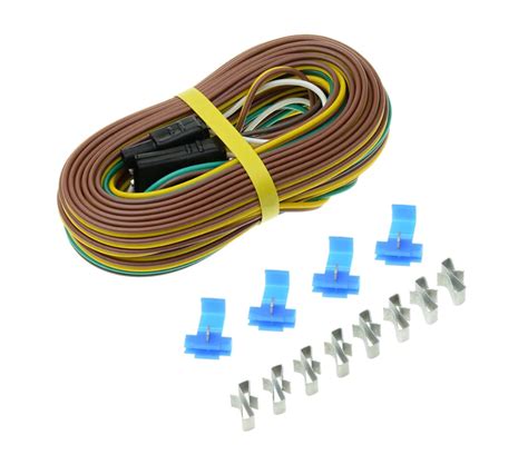 25 4 Way Trailer Wiring Harness With Frame Clips