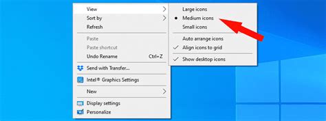 How To Change Icon Size In Windows 10 The Tech Lounge