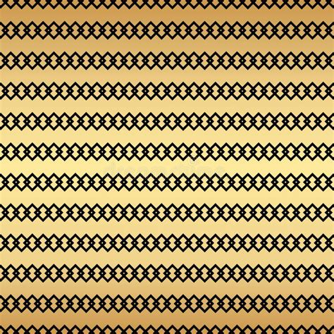 Geometric Gold Seamless Repeat Pattern Background Gold And Black