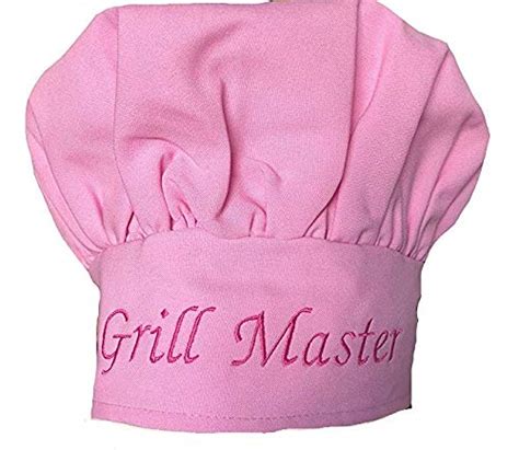 Chefskin Grill Master Pink Chef Hat Fully Adjustable Great T