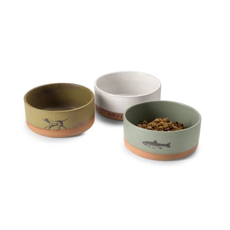 Handmade Ceramic Dog Bowl Orvis