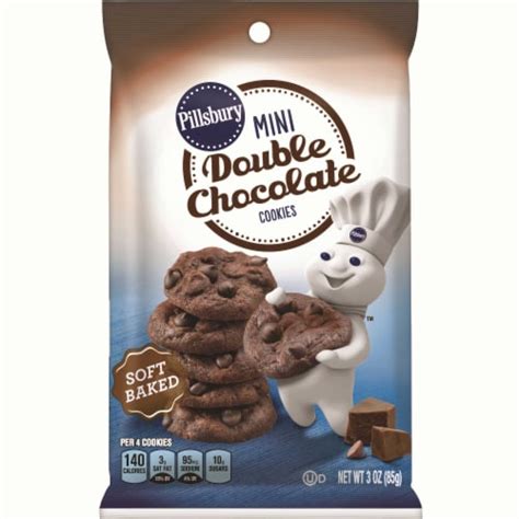 Pillsbury Soft Baked Mini Double Chocolate Cookies 18 Ounce 9 Per