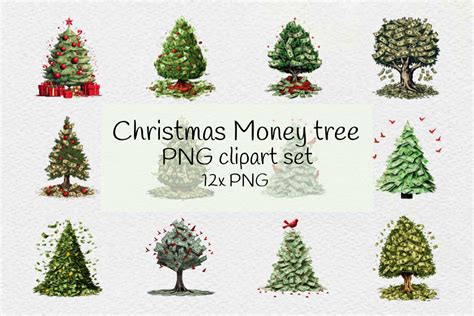 Christmas Money Tree Illustration Graphic By Shammianeybee · Creative