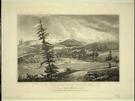The Junction Of The Sacandaga And Hudson Rivers Painted By Wg Wall