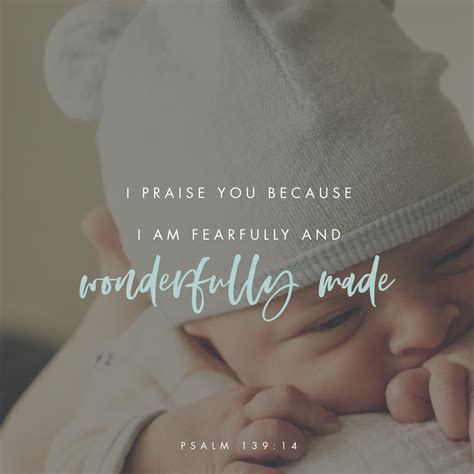 Psalms I Praise You Because I Am Fearfully And Wonderfully Made