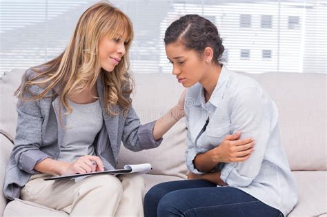 Psychotherapist Helping A Patient Stock Image Image Of Advice