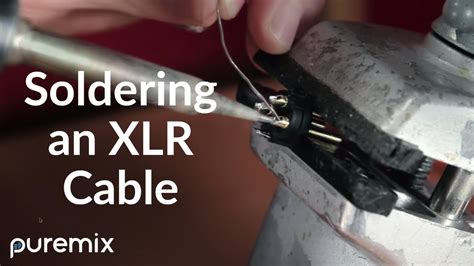 How To Solder A Xlr Cable Youtube