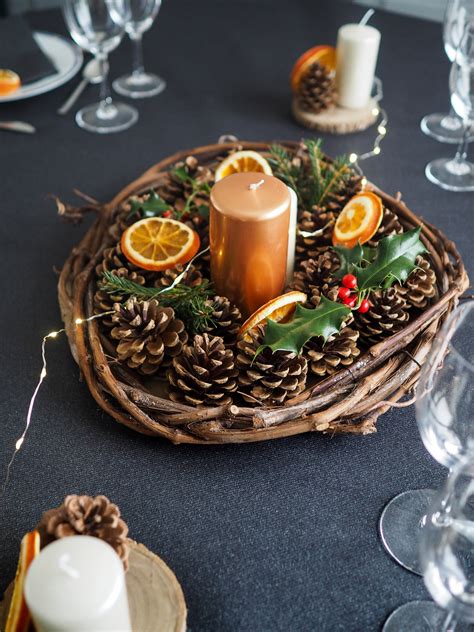 Diy Une Déco De Table Nature Pour Noël Merci Pour Le Chocolat
