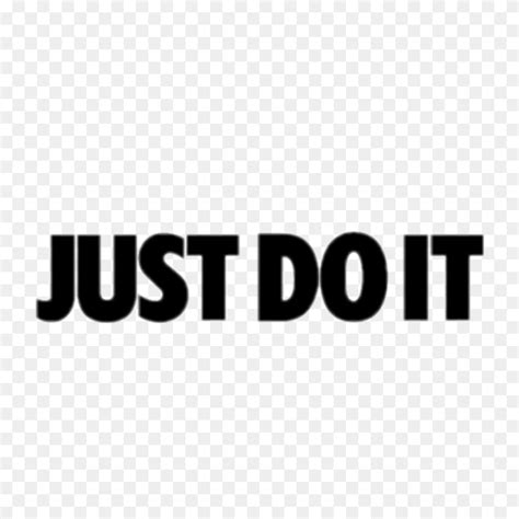 Just Do It Nike Justdoit Font Aesthetic Tumblr Sticker Nike Just Do