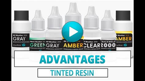 What Are The Advantage Of Glasweld Tinted Resins Youtube