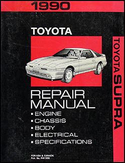 1990 Toyota Supra Wiring Diagram Manual Original