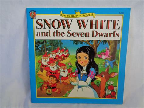 1991 Fun To Read Fairy Tales Snow White And The Seven Dwarfs Etsy