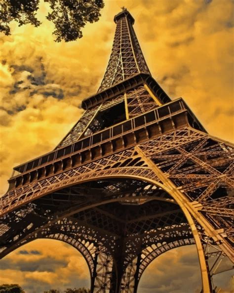 Paris Eiffel Tower Paint By Numbers Painting By Numbers