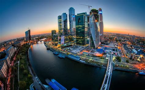 1920x1080px Free Download Hd Wallpaper Cityscape Moscow River