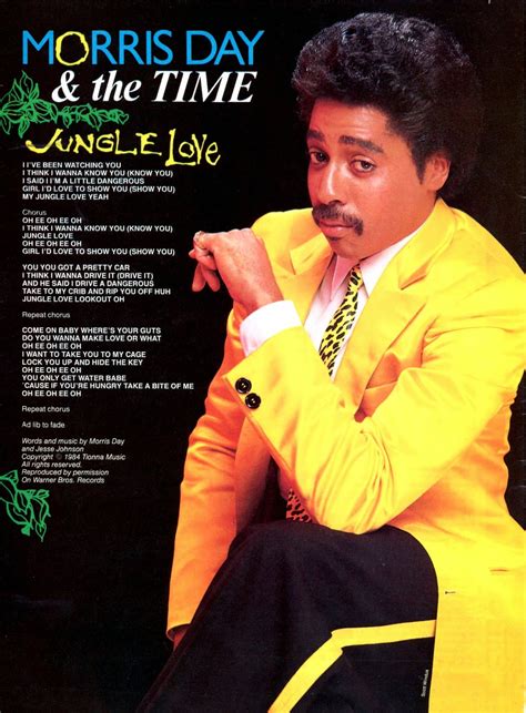 I am not comfortable with all of your by the time examples. Lansure's Music Paraphernalia: MORRIS DAY | THE TIME ...