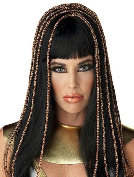 Egyptian Princess Queen Of Nile Cleopatra Women Costume Wig Egyptian