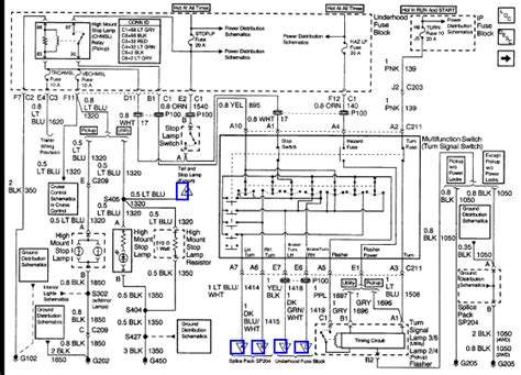 1998 Chevy S10 Pickup Wiring Diagram Wiring Diagram And Schematic